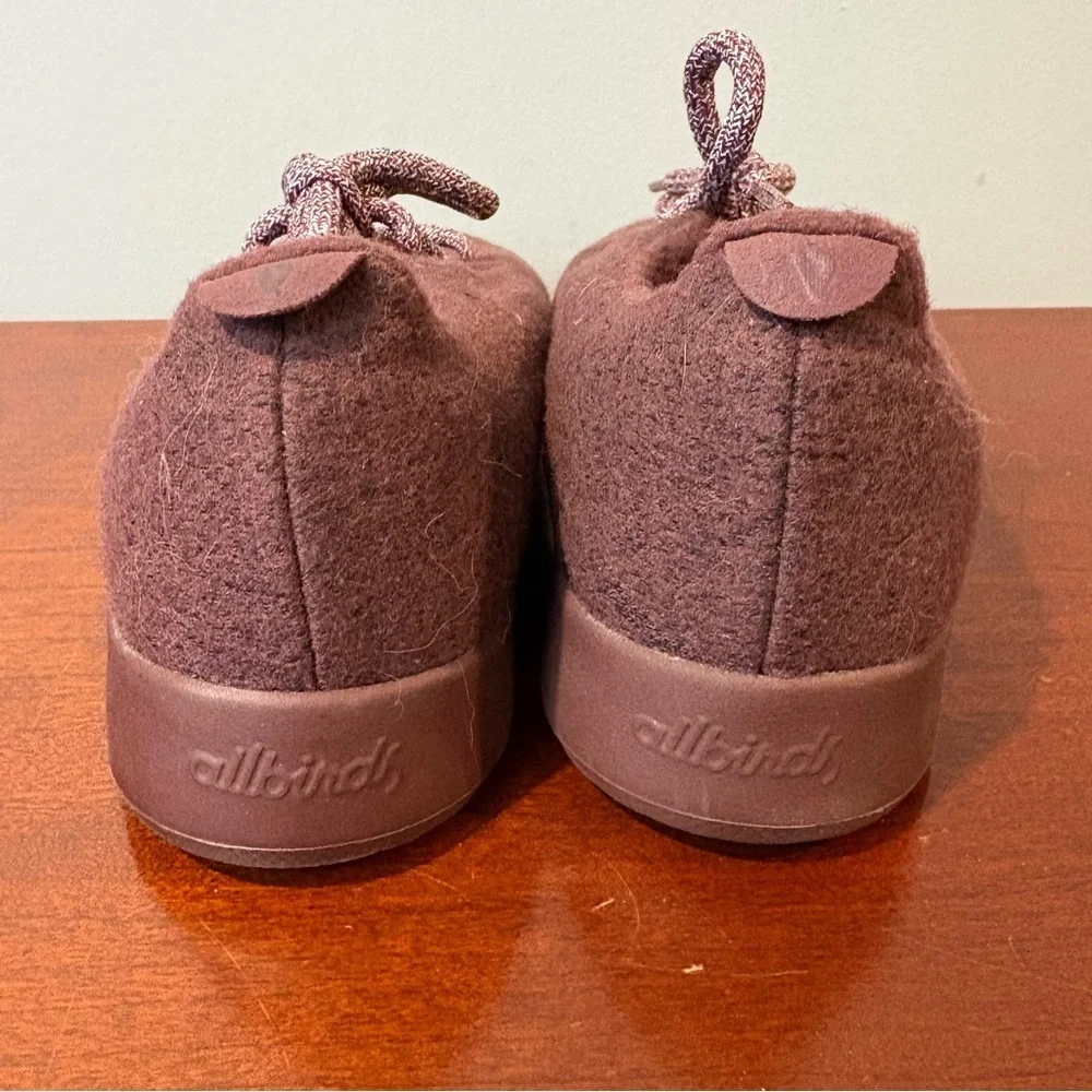 Allbirds Maroon Wool Running Sneakers Size 7